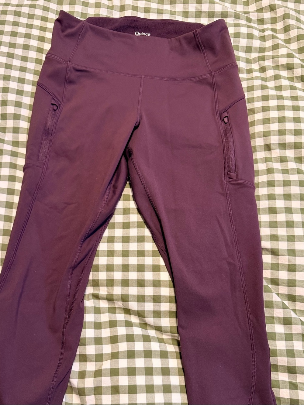 Quince thermal zip pocket leggings